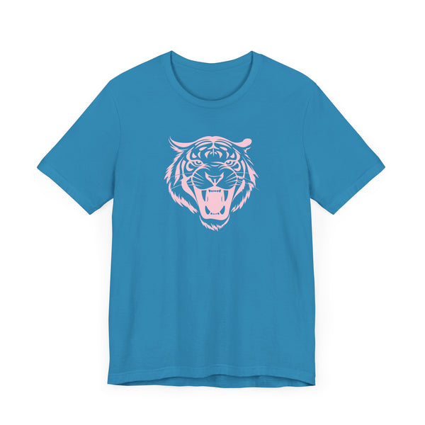 Fugitive Patel Pink Tiger Graphic Tee for Casual Style