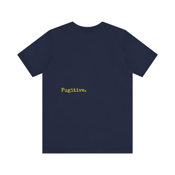 Neon Yellow Fugitive Skull Graphic Tee - Unisex Jersey Short Sleeve