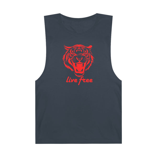 Live Free Tiger Unisex Tank Top