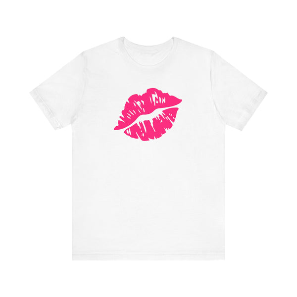 FUGITIVE TEES | NEON PINK KISS ME, DON’T MISS TEE