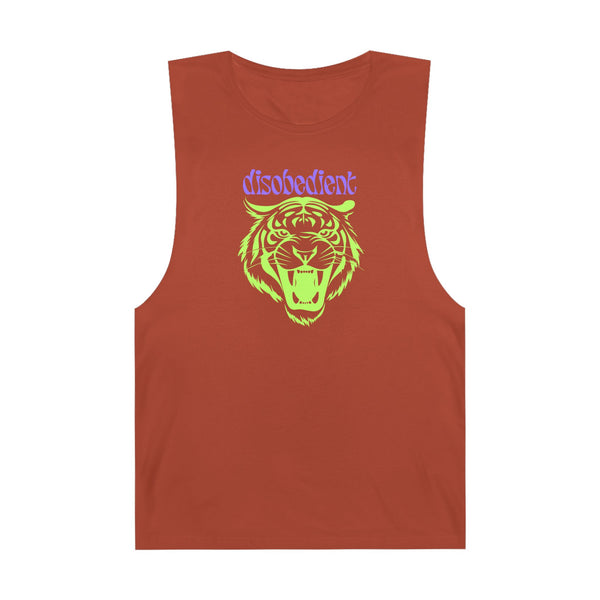 Disobedient Tiger Graphic Unisex Tank Top - Perfect for Summer Adventures