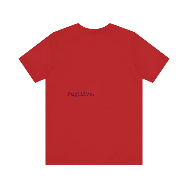 Dark Navy Blue Fugitive Tiger Graphic Tee - Unisex Jersey Short Sleeve Shirt