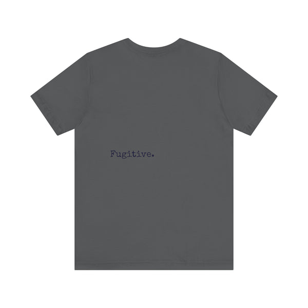 Dark Navy Blue Fugitive Tiger Graphic Tee - Unisex Jersey Short Sleeve Shirt