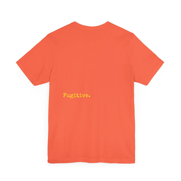 Neon Yellow Fugitive Skull Graphic Tee - Unisex Jersey Short Sleeve