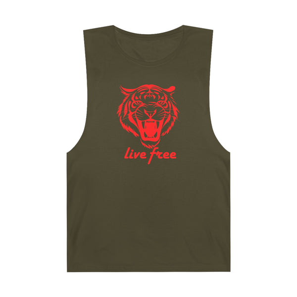 Live Free Unisex Tiger Tank Top