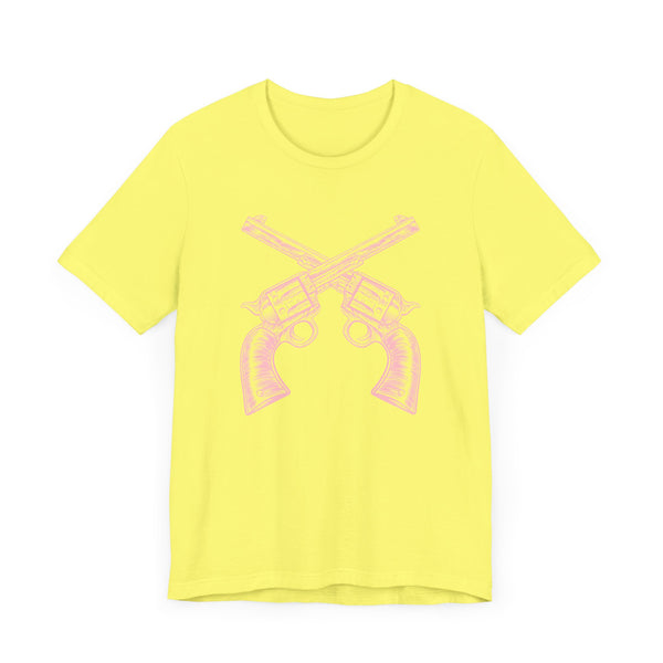 FUGITIVE TEES | COTTON CANDY HANDGUNS OUTLAW SHIRT