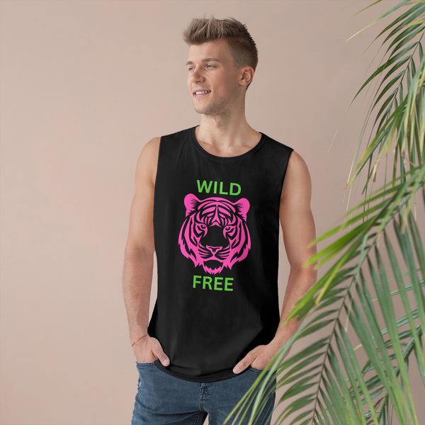 Wild & Free Unisex Tank Top - Vibrant Tiger Design