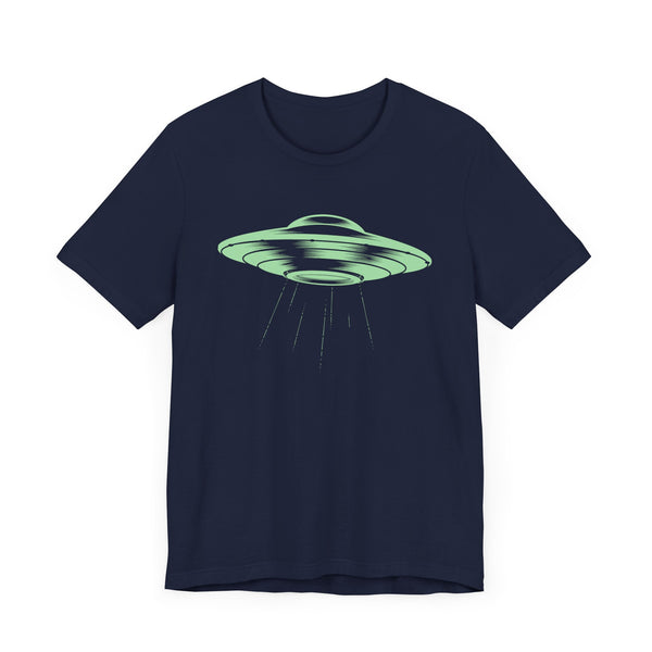 FUGITIVE TEES | CELADON GREEN SPACE SHIP SHIRT
