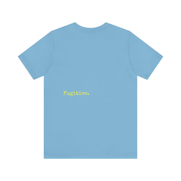 Neon Yellow Fugitive Skull Graphic Tee - Unisex Jersey Short Sleeve