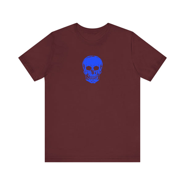 FUGITIVE TEES - NEON BLUE MINI SKULL TEE