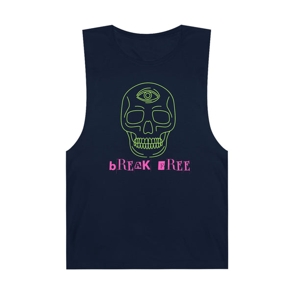 Unisex Barnard Tank - Bohemian Skull Graphic Tee for Festival Vibes