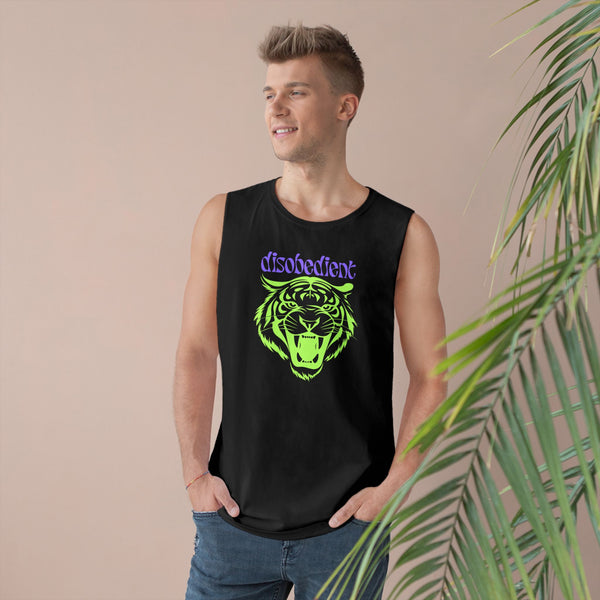 Disobedient Tiger Graphic Unisex Tank Top - Perfect for Summer Adventures
