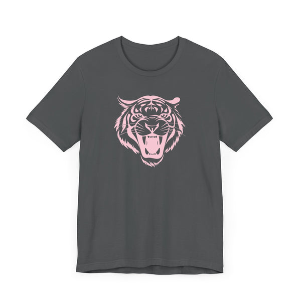 Patel Pink Fierce Tiger Graphic Tee - Unisex Jersey Short Sleeve Shirt