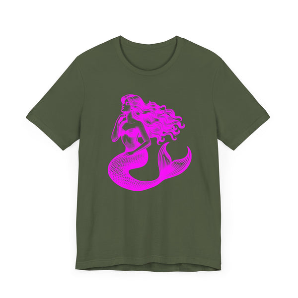 Vibrant Mermaid Graphic Tee - Unisex Jersey Short Sleeve