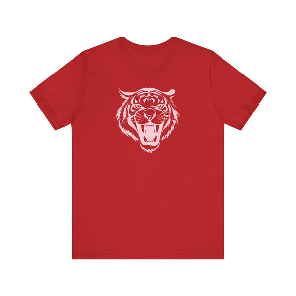 Patel Pink Fierce Tiger Graphic Tee - Unisex Jersey Short Sleeve Shirt
