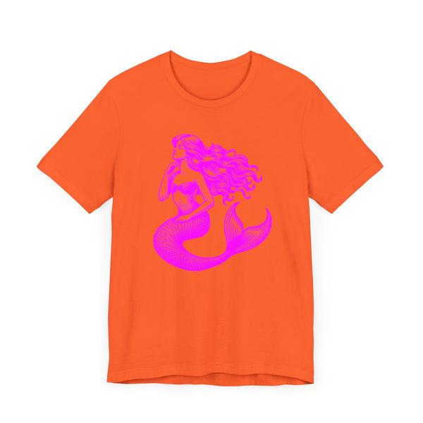 Vibrant Mermaid Graphic Tee - Unisex Jersey Short Sleeve