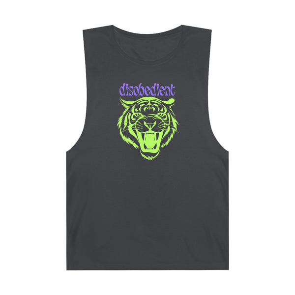 Disobedient Tiger Graphic Unisex Tank Top - Perfect for Summer Adventures