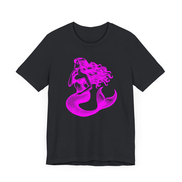 FUGITIVE TEES | HOT PINK SEA GODDESS MERMAID SIREN TEE