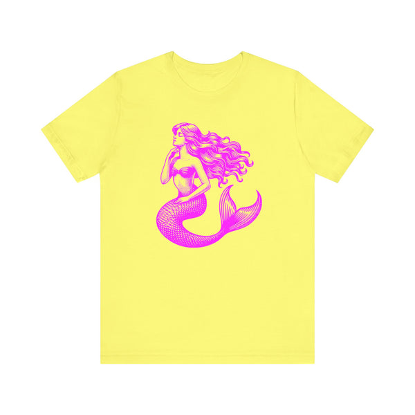 Vibrant Mermaid Graphic Tee - Unisex Jersey Short Sleeve