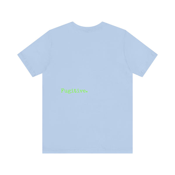 Lime Green Neon Skull Graphic Tee - Fugitive Statement Unisex Jersey Shirt