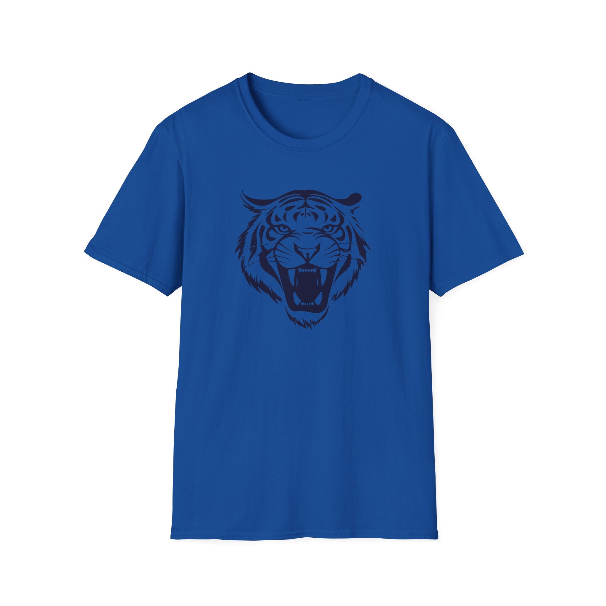Unisex Navy Blue Tiger Graphic T-Shirt