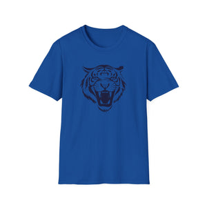 Unisex Navy Blue Tiger Graphic T-Shirt