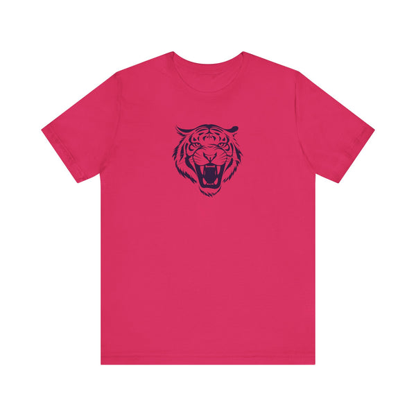 Navy Blue Tiger Spirit Unisex Tee - Fierce Tiger & Fugitive Graphic