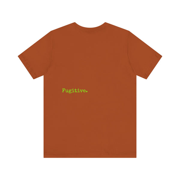 Fugitive Neon Lime Skull Tee - Unisex Jersey Short Sleeve T-Shirt
