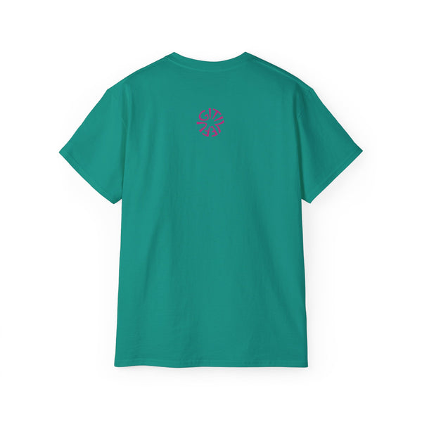 Neon Pink Live Free Tiger Graphic Tee - Unisex Ultra Cotton T-Shirt