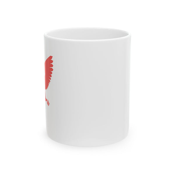 Stylish Red Bird Ceramic Mug - 11oz & 15oz