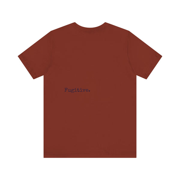 Dark Navy Blue Fugitive Tiger Graphic Tee - Unisex Jersey Short Sleeve Shirt