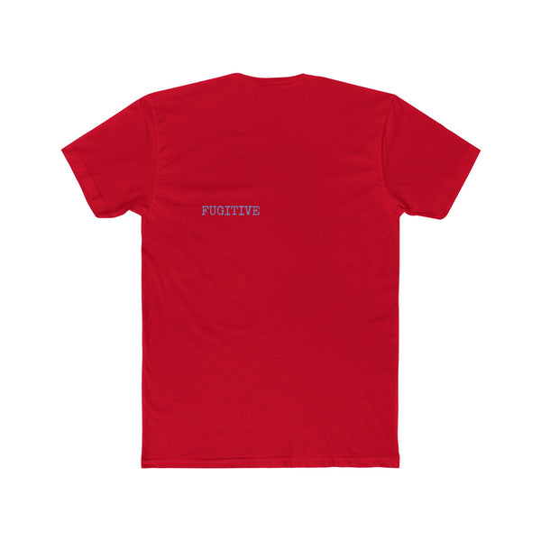 Fugitive Neon Pink Free Mind Skull Graphic Tee - Unisex Cotton Crew Shirt