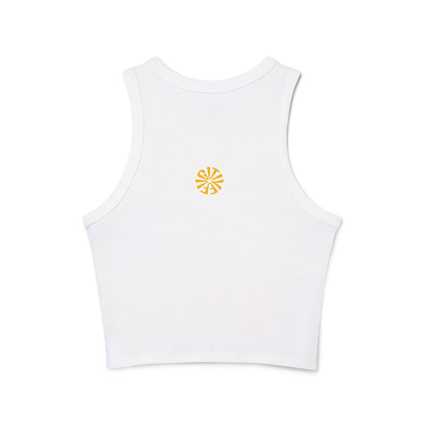 Sovereign Lion Graphic Racer Tank Top for Women