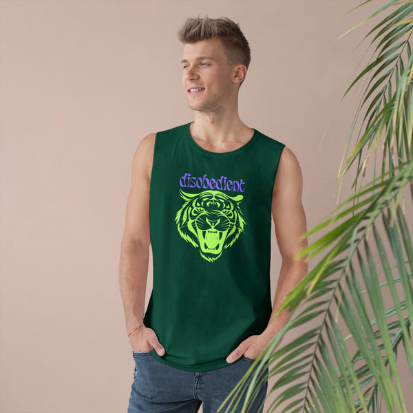 Disobedient Tiger Graphic Unisex Tank Top - Perfect for Summer Adventures