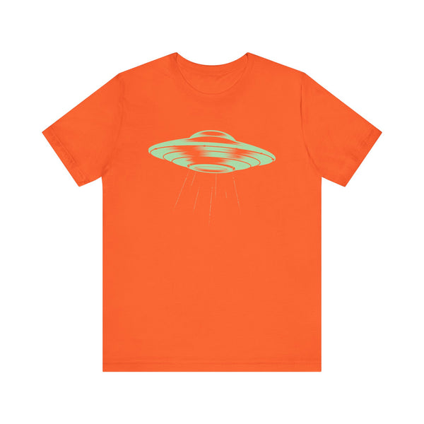 FUGITIVE TEES | CELADON GREEN SPACE SHIP SHIRT