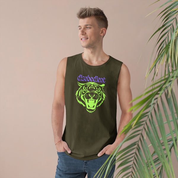 Disobedient Tiger Graphic Unisex Tank Top - Perfect for Summer Adventures