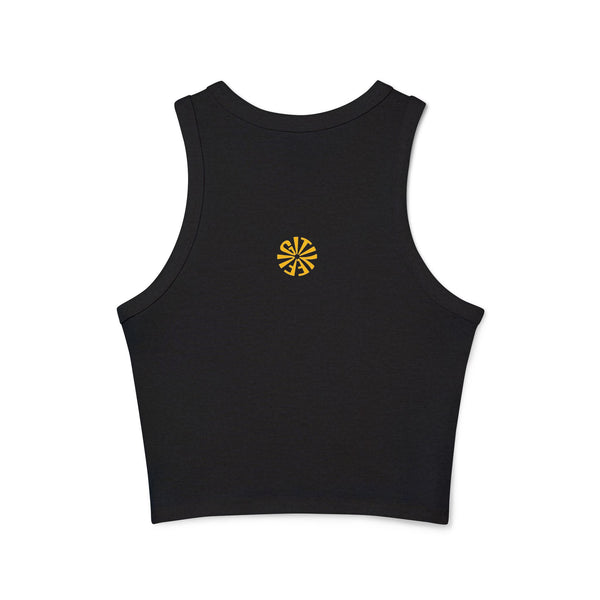 Sovereign Lion Graphic Racer Tank Top for Women