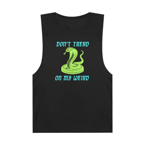 Unisex Snake Print Tank - "Don't Tread on My Weird" - Casual Summer Wear