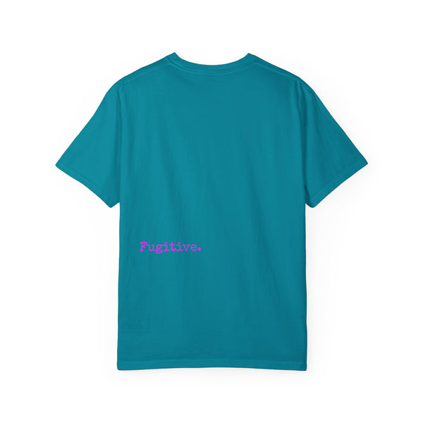 FUGITIVE TEES | SACRED NEON MAGENTA JESUS FREQUENCY TEE