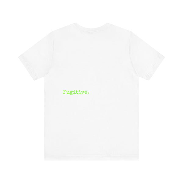 Fugitive Neon Lime Skull Tee - Unisex Jersey Short Sleeve T-Shirt