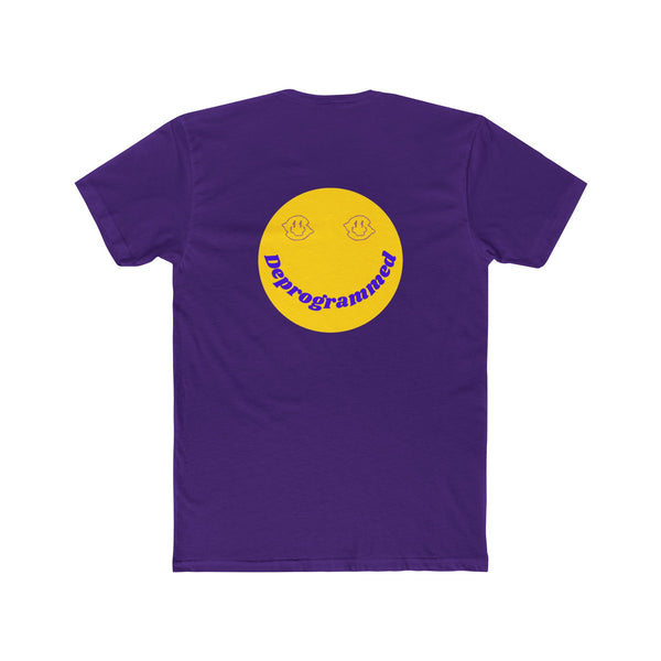 Unisex Cotton Crew Tee - Playful 'Deprogrammed' Graphic T-Shirt for Casual Vibes
