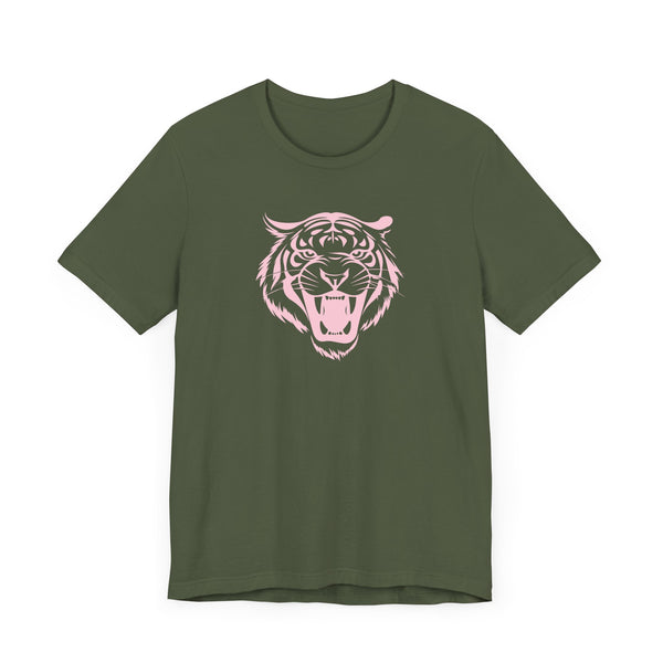 Fugitive Patel Pink Tiger Graphic Tee for Casual Style