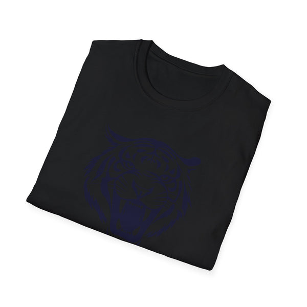Unisex Navy Blue Tiger Graphic T-Shirt