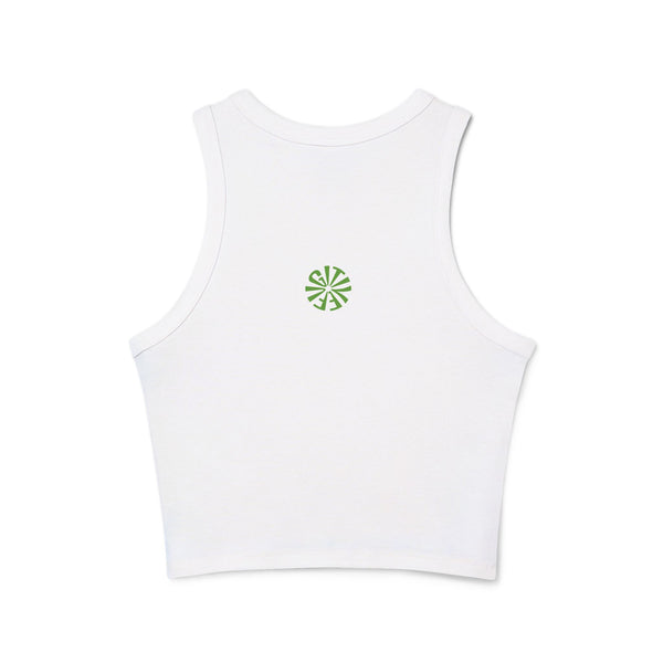 Trendy Women's Racer Tank Top - 'Don't Tread on My Weird'