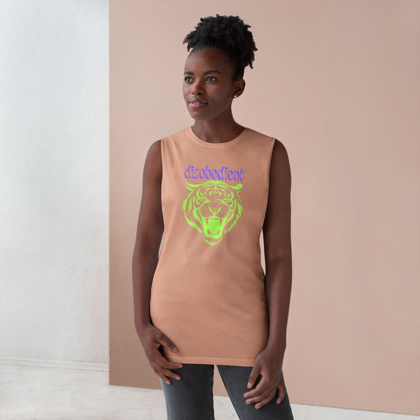 Disobedient Tiger Graphic Unisex Tank Top - Perfect for Summer Adventures