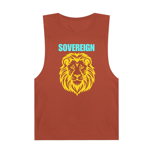 Sovereign Lion Unisex Tank Top - Bold Design for Summer Vibes