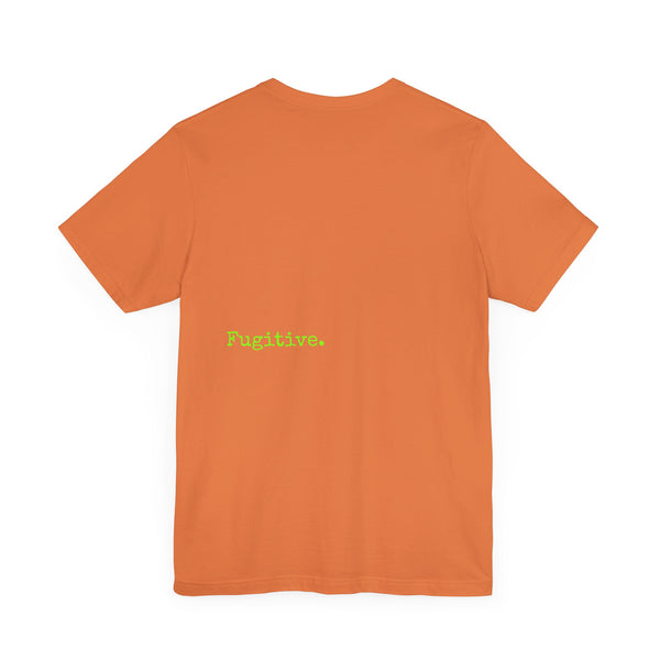 Fugitive Neon Lime Skull Tee - Unisex Jersey Short Sleeve T-Shirt