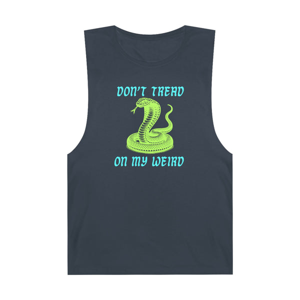 Unisex Snake Print Tank - "Don't Tread on My Weird" - Casual Summer Wear