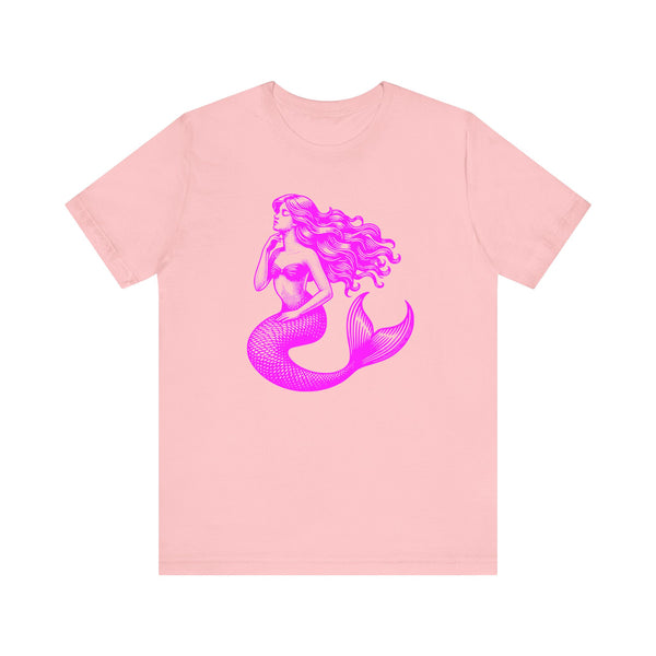 Vibrant Mermaid Graphic Tee - Unisex Jersey Short Sleeve