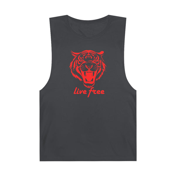 Live Free Unisex Tiger Tank Top